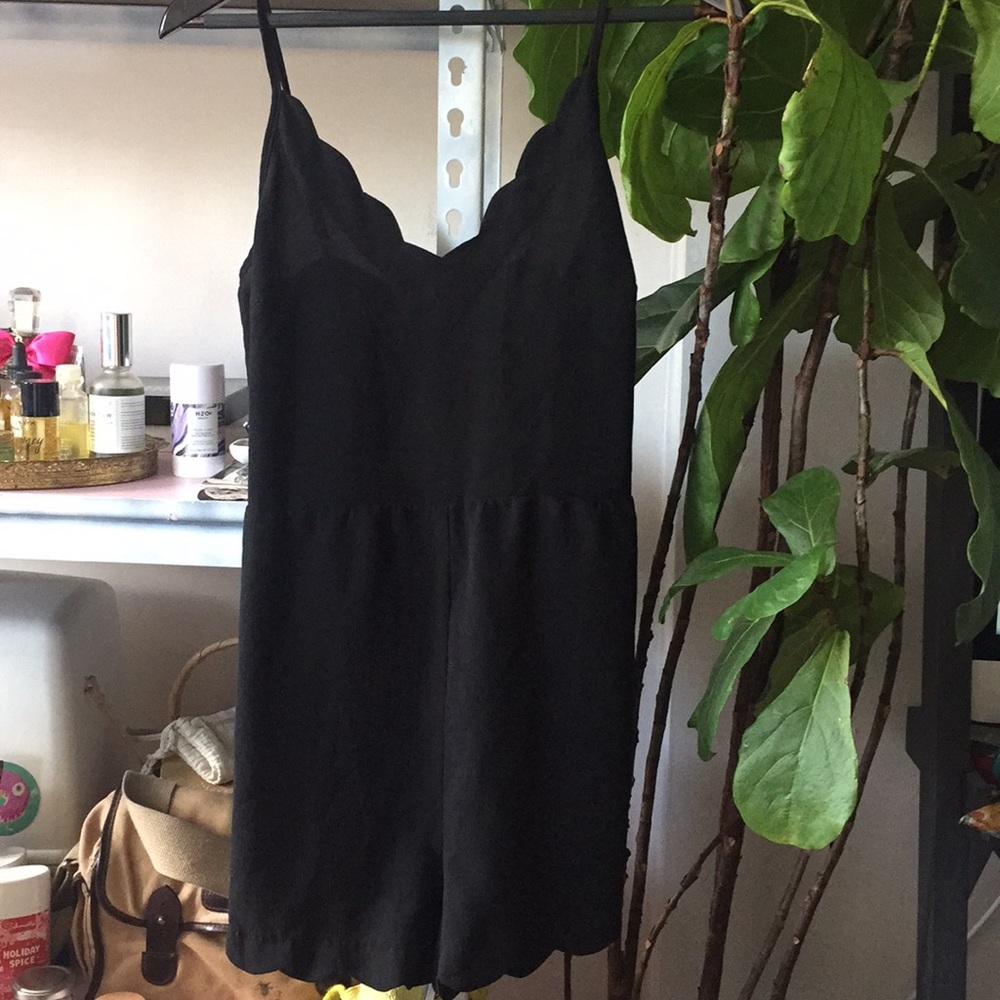 LUSH Scalloped Romper